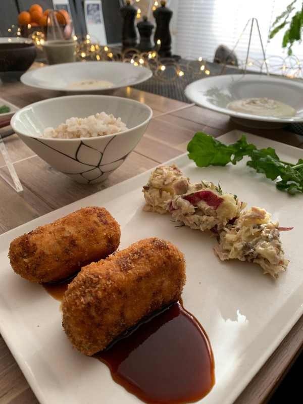 2021.12 ズワイガニのカニクリームコロッケレッスン