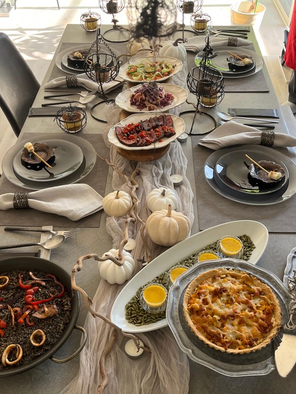 23-10 フレンチ×スパニッシュ　ハロウィンテーブルコーデ