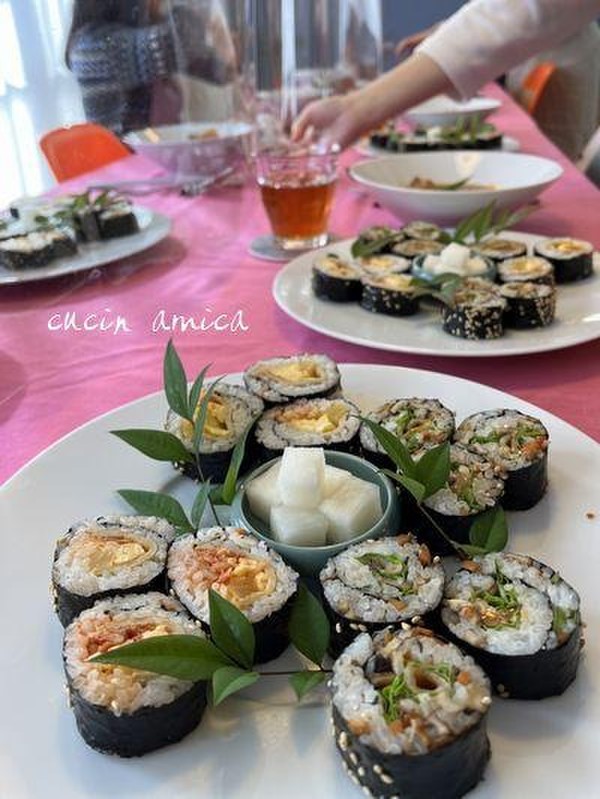韓国キムパ＆カムジャタンレッスン
