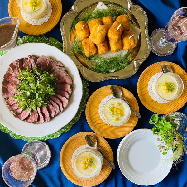 夏のおもてなし料理のレッスン。