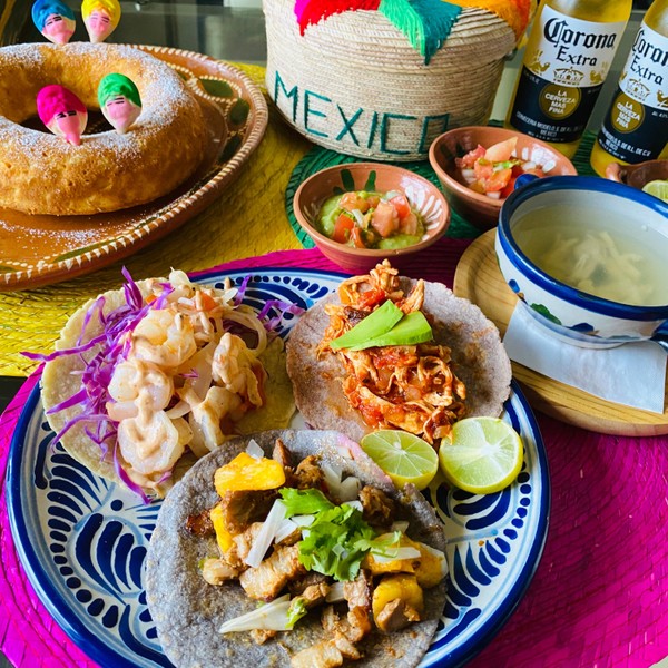 現地の味！メキシコタコス料理。