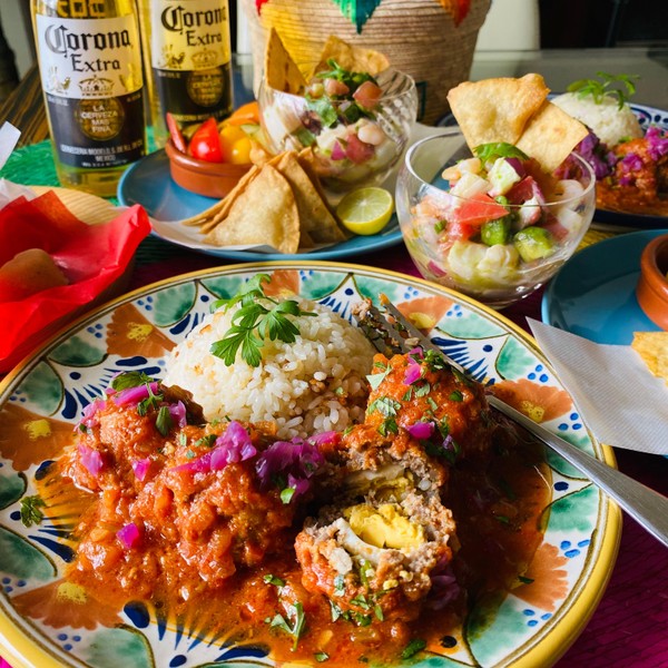 メキシコの家庭料理も。