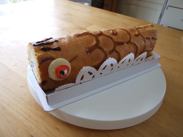 鯉のぼりのロールケーキ