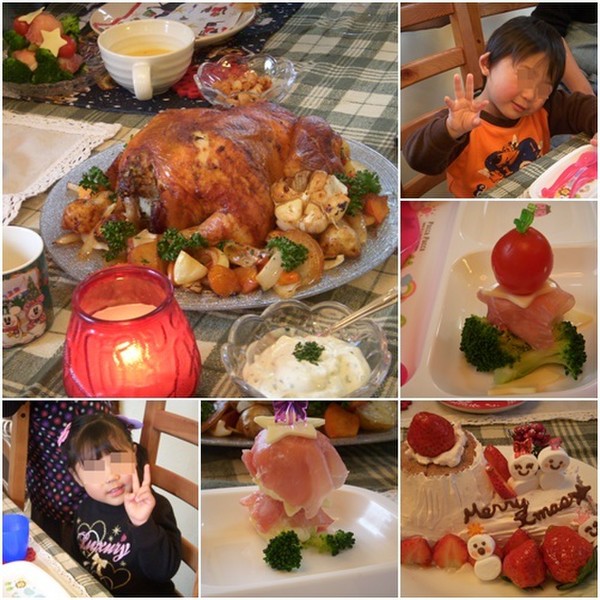 X'masにはスペシャルメニューも作りましたよ☆
