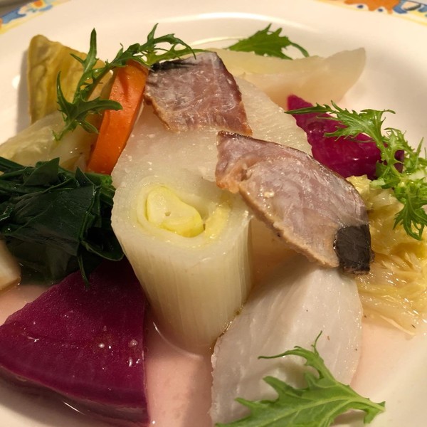 潮かつおと富士山麓有機野菜のブレゼ