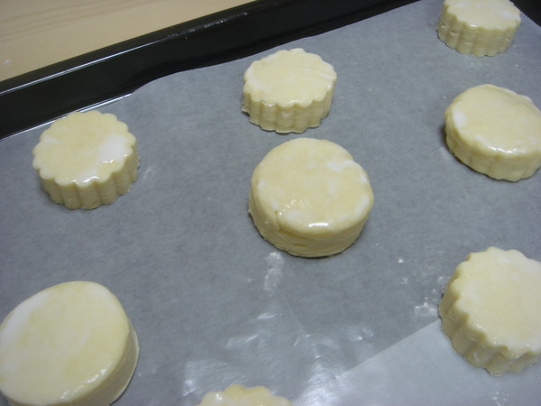 10個程スコーンが作れるレシピです。試食してお持ち帰りです♪