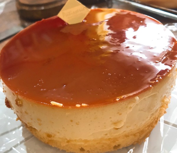 体験レッスンのプリンケーキ