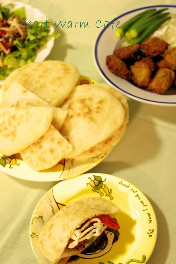 ファラフェルとピタパン（グルテンフリー）