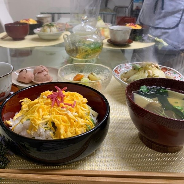 二十四節気を愉しむお料理クラス　風景（R.3.4.4）