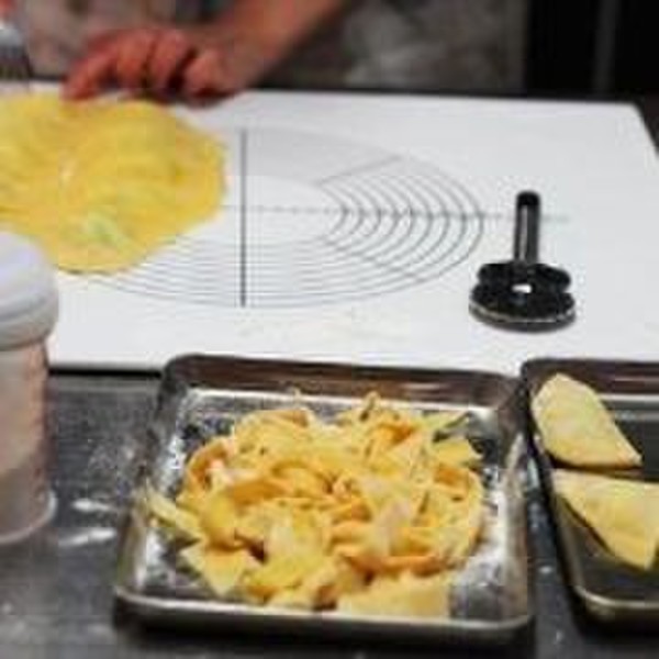 手打ちパスタは本格的☆でもパスタマシーンは使いません♫