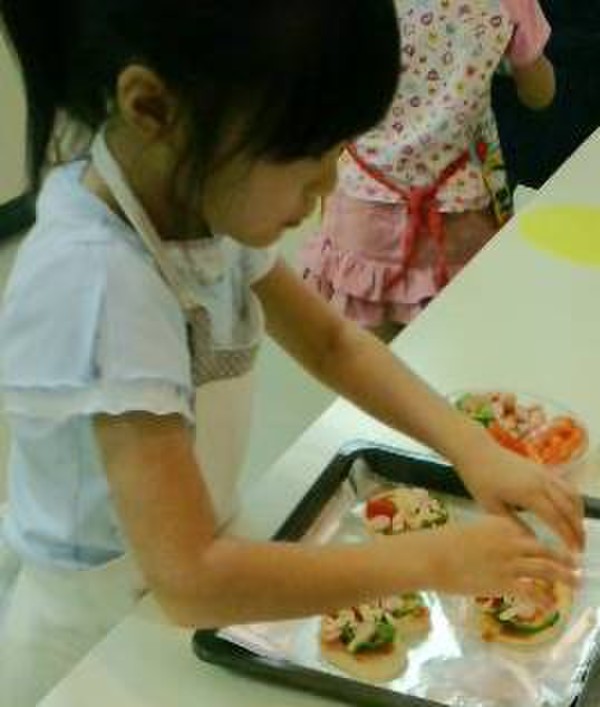 キッズ・・・手ごねから、上手にできました♪