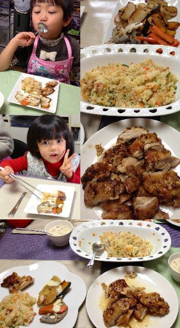 お子様同伴の料理講習