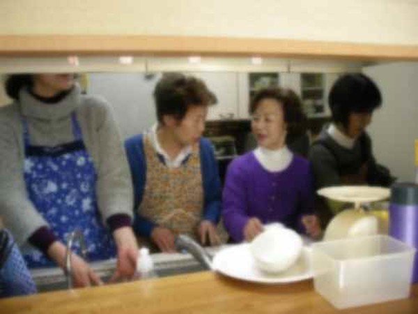 おしゃべりしながら
後片付け♪