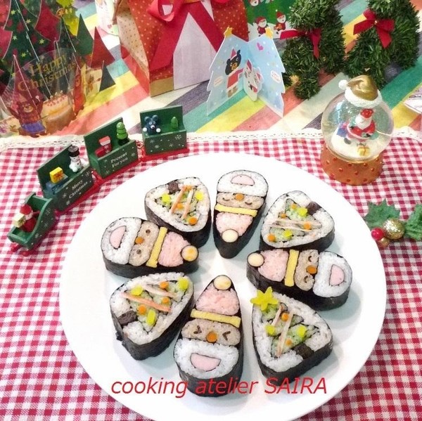 サンタとツリーで楽しいクリスマスを♪