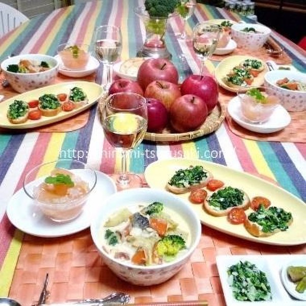冬野菜と果物で免疫力UP♪