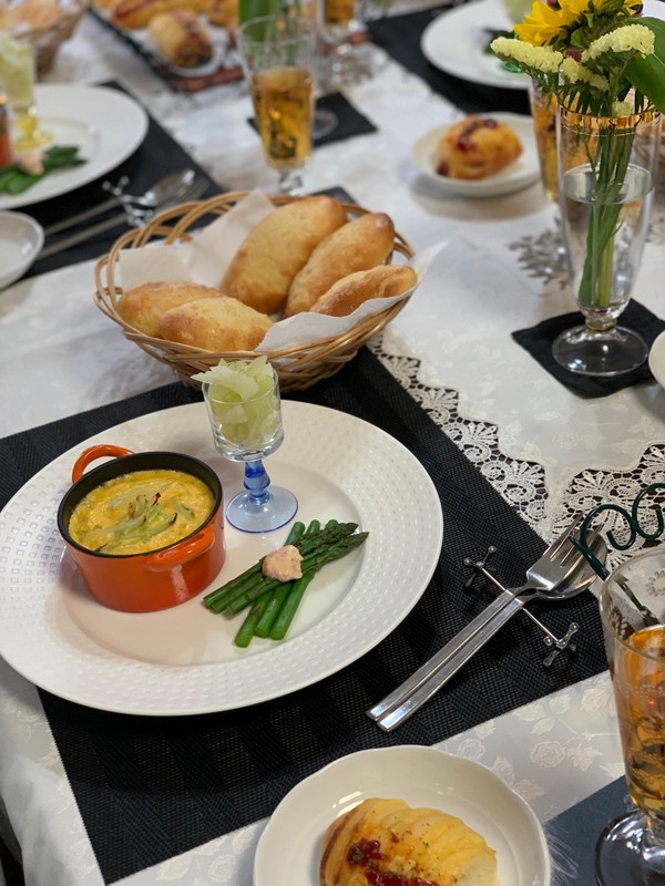 レッスンの後の試食タイム