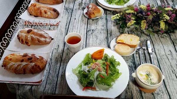 レッスン後の試食タイム
