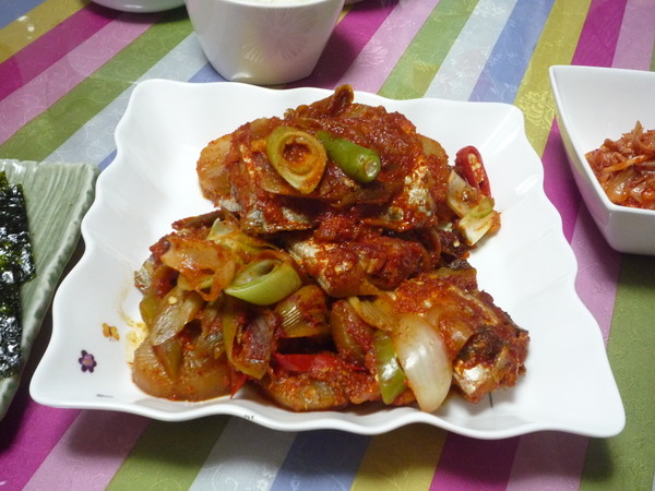 太刀魚の辛煮付け