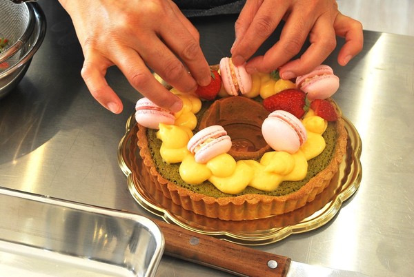 2019.03いちごのリースタルト間もなく完成！
