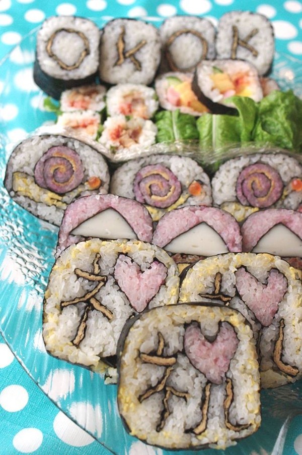 おめでとうの気持ちを巻き寿司こめて♡