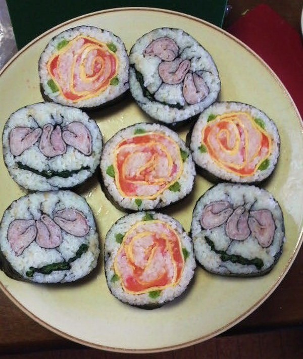 バラとアヤメ　豪華～