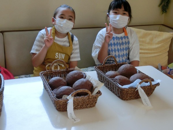 8.8「ショコラドーム」Rちゃん、Mちゃんの作品