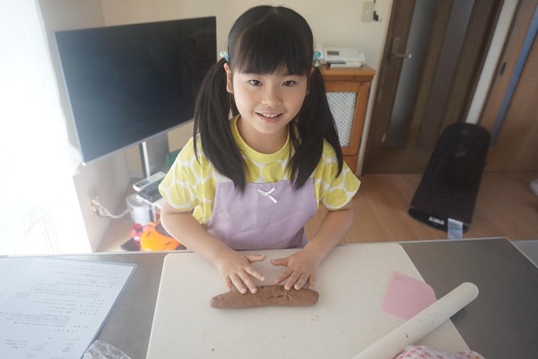 8.22キッズレッスン「ココ・ショコラ」Kちゃんの作品