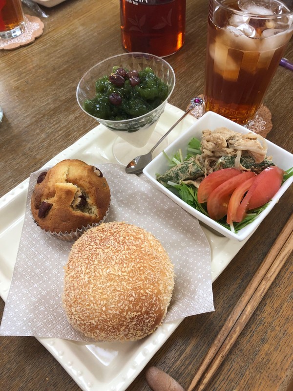 9月のメニューです。メープルマフィンがおいしい♡