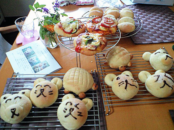 親子パン教室では可愛いパンを沢山やきました！