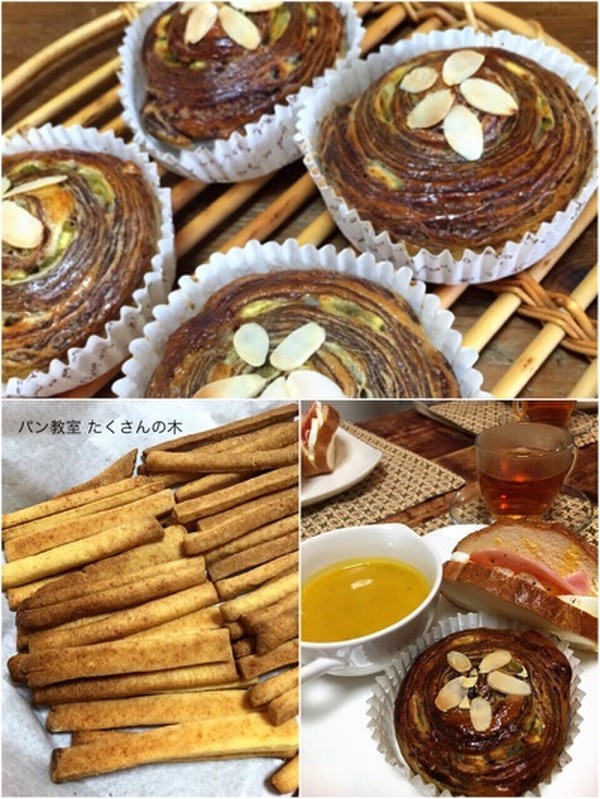栗とチョコシートのパン！