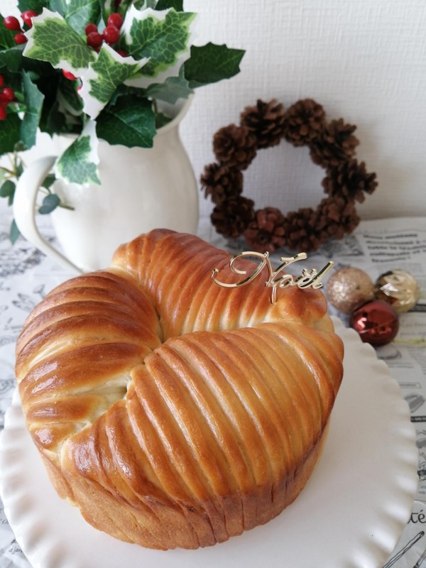 ウールクリスマスリース