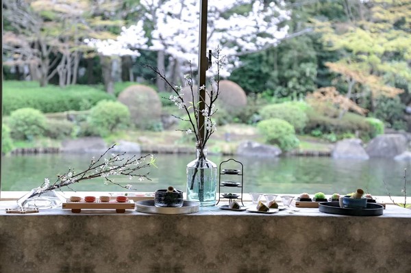 和のお抹茶テーブル、組子細工など企業とコラボ