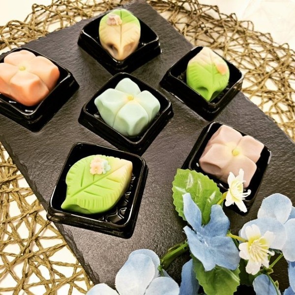 和菓子「紫陽花＆梅雨明け」６月お勧めレッスン♪