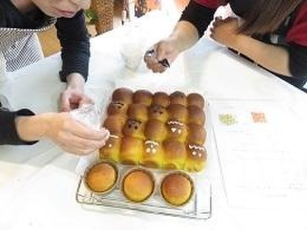 ハロウィンレッスン★かぼちゃのちぎりパンでジャックオランタン