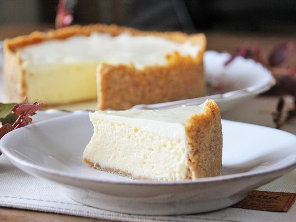 濃厚な２層のチーズケーキ