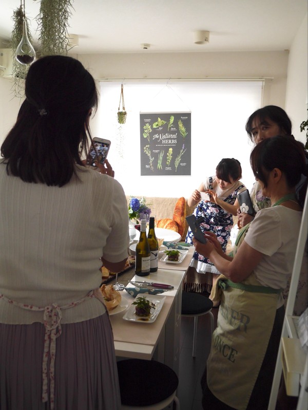 料理ができたら大事なお写真タイム！
