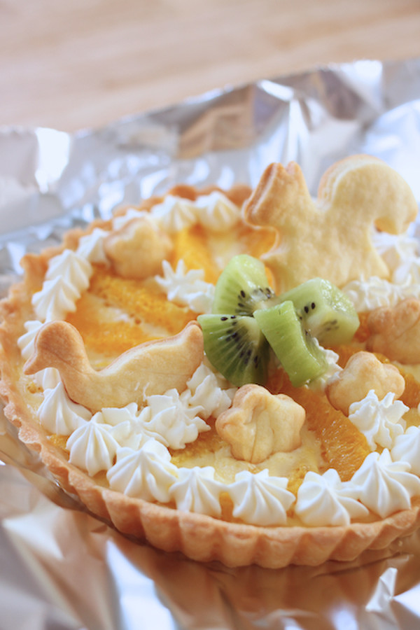 ゲストさんの作ったプリンタルト