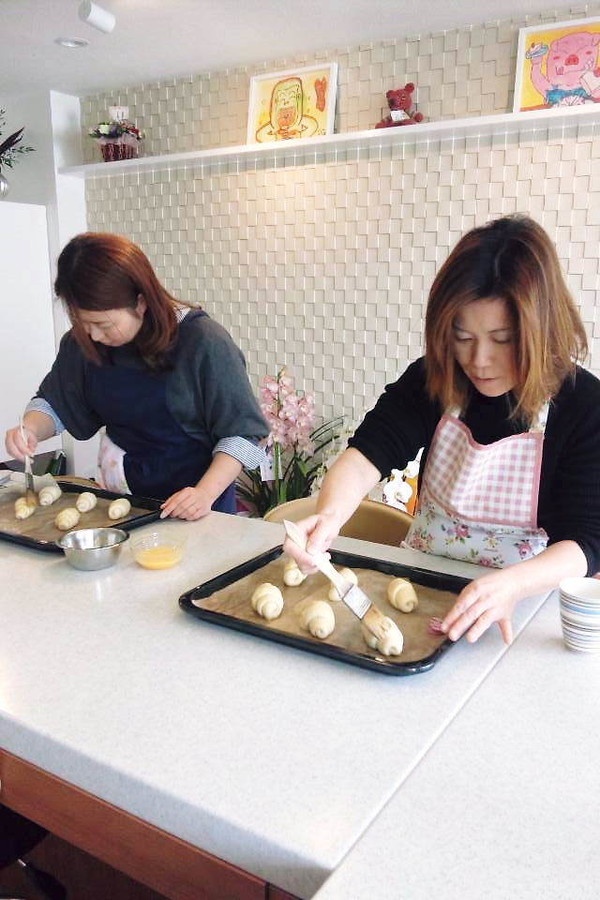 初心者さん基礎クラス。
焼成まであともう少し！