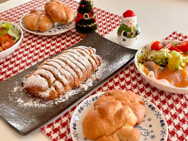 シュトーレンとくるみのパン 12月レッスン