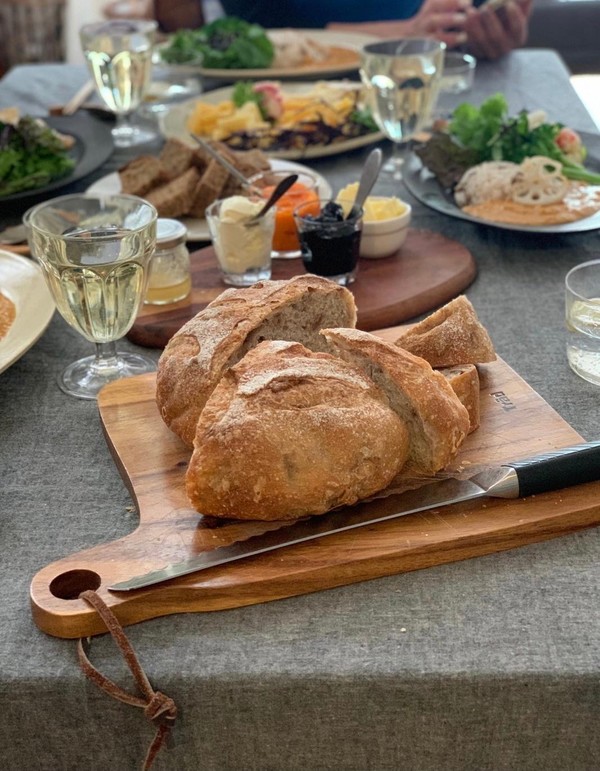 天然酵母パンclassお食事風景