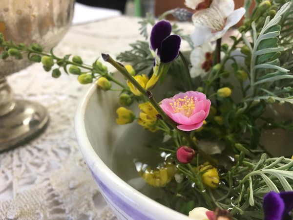 3月のテーブル。