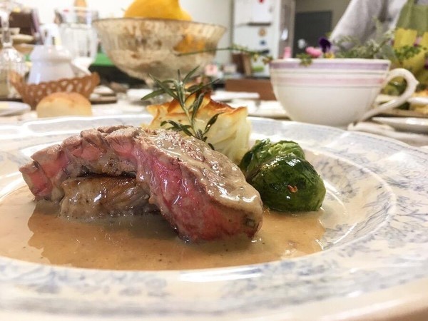 3月のメニューよりステック オ ポワブル