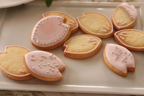 桜のアイシングクッキー