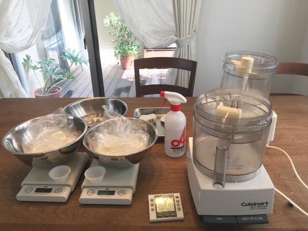 クイジナートを使うレッスンも。