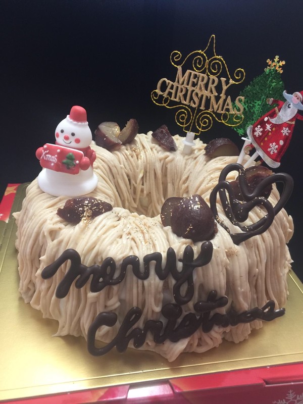 2019年
クリスマスケーキ！モンブラン  