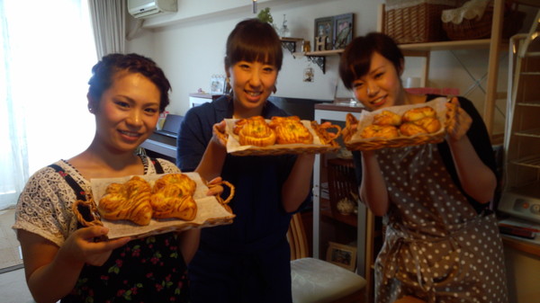 明るくて楽しい3名様