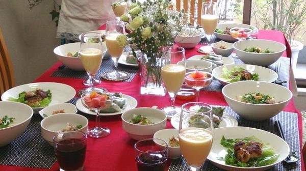 夏のレッスン。爽やかな彩りで