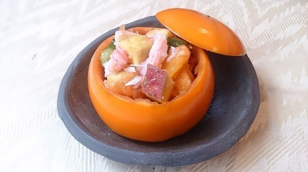 柿と蟹のおろし和え