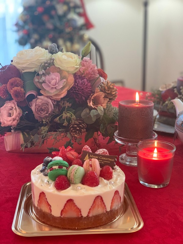 クリスマスケーキ　生徒さまの作品です。