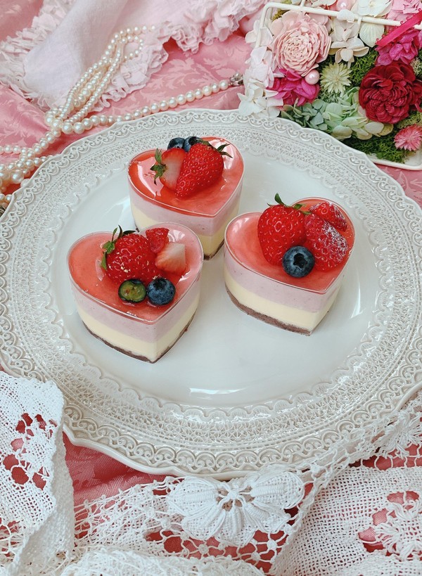 ストロベリーとホワイトチョコレートのムース